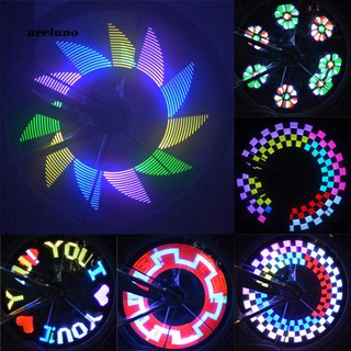 โคมไฟลวดเหล็ก สีเต็ม♥ไฟสัญญาณ Led 32 ดวง หลากสีสัน สําหรับติดซี่ล้อรถจักรยาน DIY