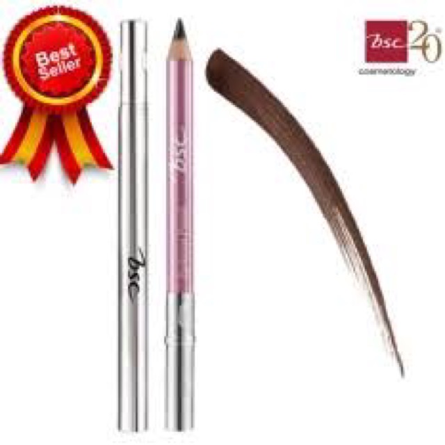 BSC EYEBROWN PENCIL  ดินสอเขียนคิ้ว สี N2 น้ำตาลเข้ม ดินสอbsc เขียนคิ้วbsc เขียนคิ้วกันน้ำ