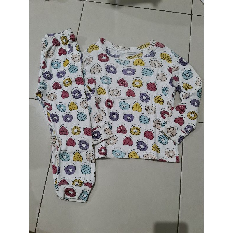 PRELOVED ชุดนอนเด็ก set donut/monster/baby din/firetruck/shark/bear