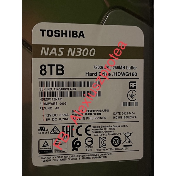 HDD มือ2 ขนาด 8 TB และ 14 TB ใช้งานได้ปกติ