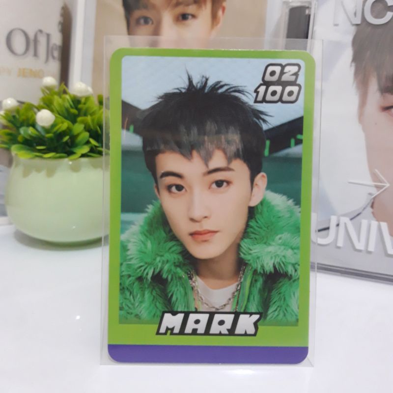 Hijau Mark NCT DREAM CONCEPT TRADING CARD A VER GREEN GLITCH MODE