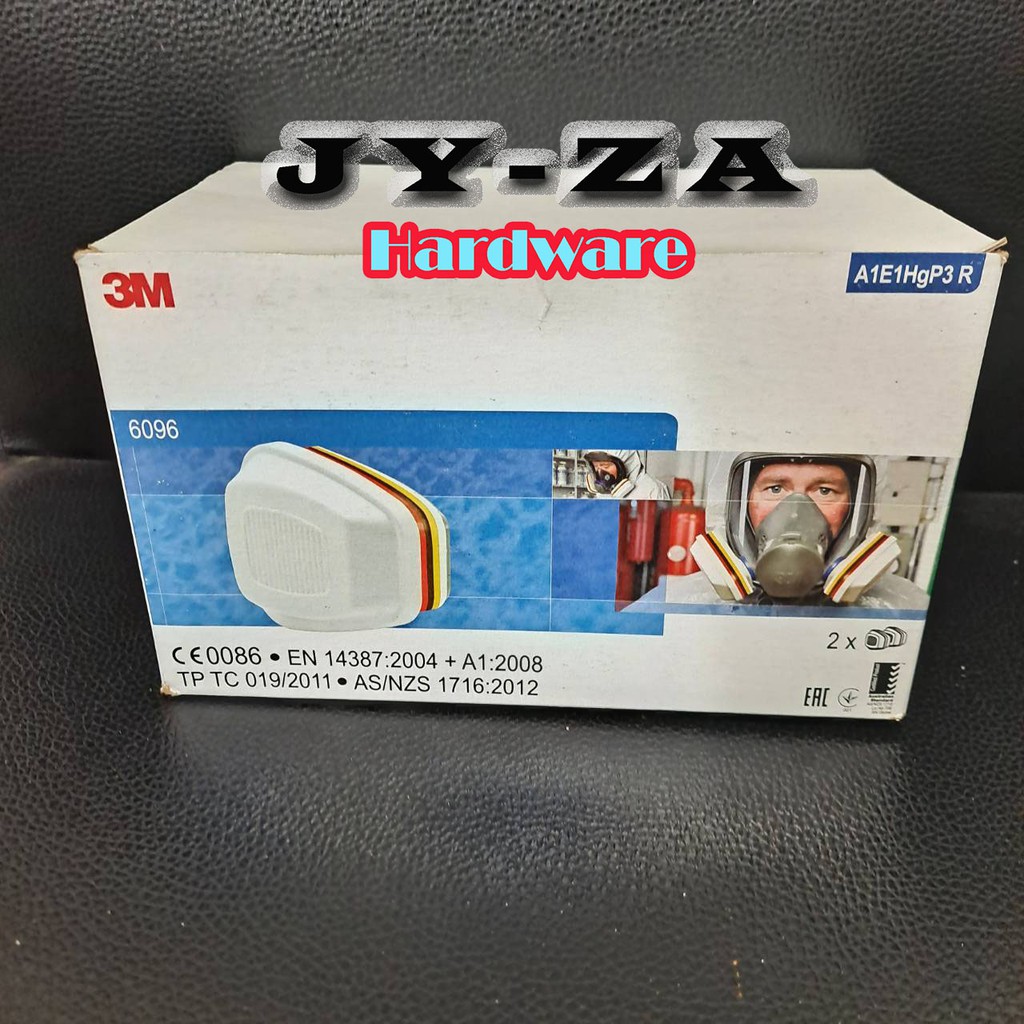 ตลับกรอง 3M 6096 ป้องกันไอระเหยสารเคมีและปรอท | Shopee Thailand