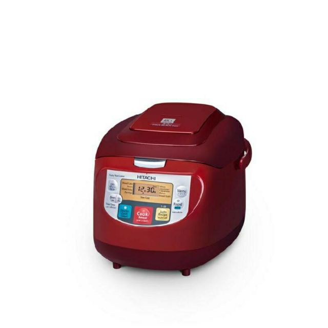 HITACHI หม้อหุงข้าวดิจิตอล ขนาด 1 ลิตร รุ่น RZ-D10VF DRE สีแดง