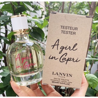 แท้💯% (กล่องเทสเตอร์) Lanvin A Girl in Capri EDT 90 ml.