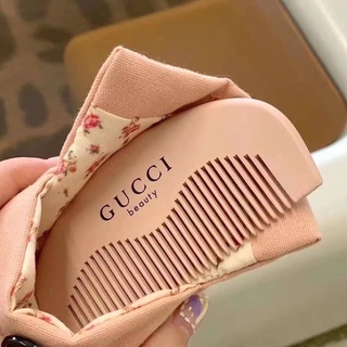 🌼PPShop🌼📌💯พร้อมส่งแท้💯 หวี gucci พร้อมกระเป๋าผ้า ลายดอกน่ารัก พกพาง่าย