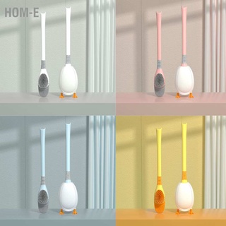 Hom-E Diving Duck Toilet Brush Wall Mounted Thick Bristles Cute Appearance Colored Cleaner for Home Hotel
