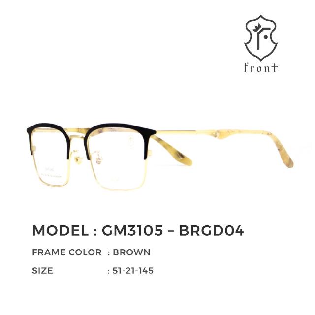 FRONT - แว่นสายตา รุ่น GM3105 - สามารถนำมาตัดแว่นสายตาได้ - Fronteyewearthailand