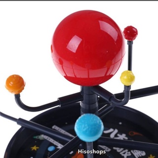 Solar System Planetarium ของเล่นดาราศาสตร์ ของเล่นอวกาศ ชุดแบบจำลองเรียนรู้ระบบสุริยะจักรวาล Toy World หลากสี