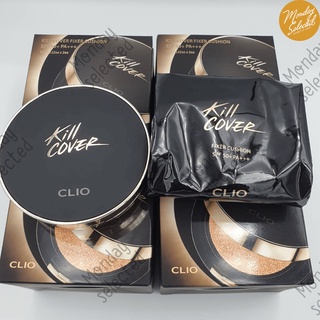 #พร้อมส่ง# CLIO Kill Cover Fixer Cushion SPF50+ PA+++ 15g แถม Refill