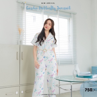 #LNS188 " Garden Butterfly Jamsuit "