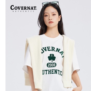 [100% Cotton] Covernat เสื้อยืดแขนสั้น พิมพ์ลาย ivy clover แฟชั่นฤดูร้อน สําหรับผู้ชาย และผู้หญิง