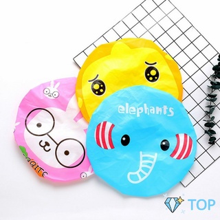 หมวกคลุมผมอาบน้ำ กันน้ำ ลายการ์ตูนน่ารัก ผ้าคาดผม ที่คาดผม Shower Cap Kids