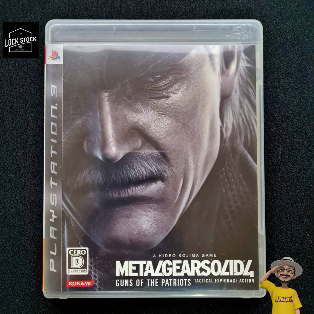 Metal Gear Solid 4: Guns of the Patriots (แผ่นเกมส์แท้ PS3 มือสอง)