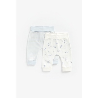 Mothercare balloon and striped organic cotton joggers - 2 pack ZA272 กางเกงจ๊อกเกอร์เด็กทารก