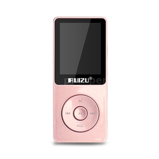 Ruizu X02 8Gb 1.8In เครื่องเล่น Mp3 Mp4 เครื่องเล่น Hifi คุณภาพเสียง Tf Card วิทยุ Fm บันทึกวิทยุ E-Book จับเวลา