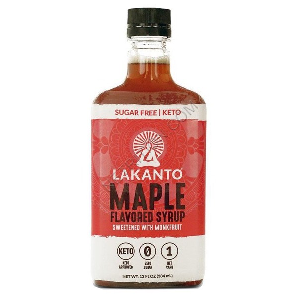 พร้อมส่ง] เมเปิ้ล ไซรัป Lakanto Maple Flavored SugarFree Syrup, Maple Syrup, 13 oz 384ml