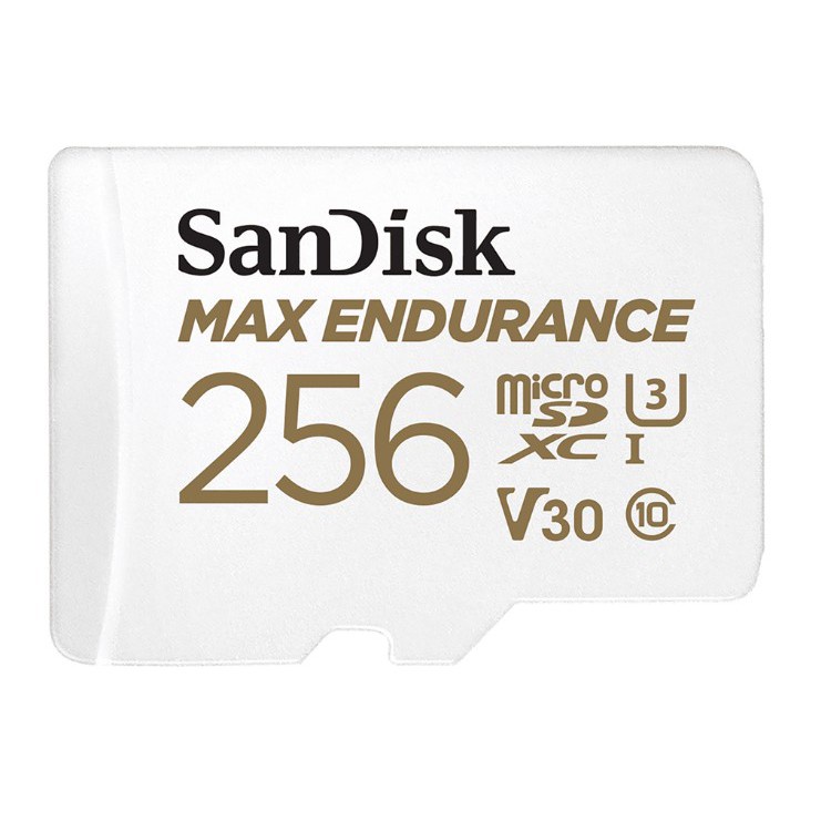 ✑ஐ✆SANDISK 256 GB MICRO SD CARD (ไมโครเอสดีการ์ด)  MAX ENDURANCE SDXC (SDSQQVR-256G-GN6IA)