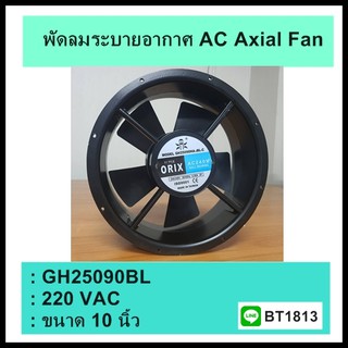 BF พัดลมระบายอากาศ 10 นิ้ว GH25090BL