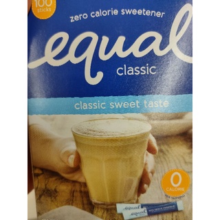 SWEETNER Zero Calorie Equal CLASSIC 100 Sticks total 100g