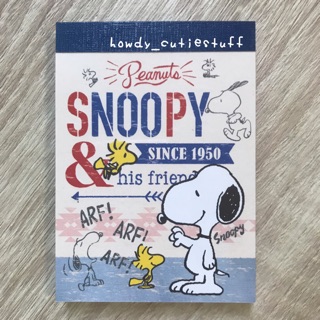 สมุดฉีก snoopy เล่มเล็ก