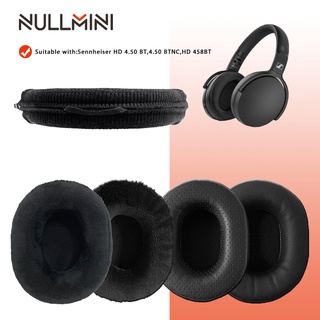 Nullmini แผ่นโฟมเมมโมรี่หูฟัง หนังหนา แบบเปลี่ยน สําหรับ Sennheiser HD 4.50BT HD 4.50BTNC HD 458BT