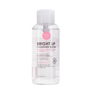 คลิ่นซิ่ง สูตรไมเซล่า ขวดใหญ่มาก Cathy Doll Bright UP Cleansing Water ผลิตภัณฑ์เช็ดเครื่องสำอาง สูตรไมเซลล่า 500ml.