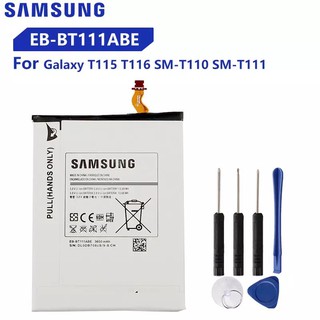 แบตเตอรี่ทดแทนสำหรับSAMSUNG T115 T116 SM-T110 SM-T111 EB-BT111ABC EB-BT111ABE EB-BT115ABC EB-BT115ABE 3600MAh