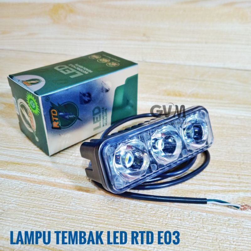 ไฟตัดหมอกสปอตไลท์ LED RTD E03 ของแท้ 6 วัตต์