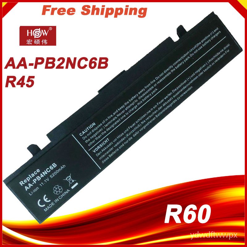 แบตเตอรี่แล็ปท็อปสำหรับ Samsung NP-R560 AA-PB2NC6B AA-PB4NC6B R60 R39 R40 R408 R41 R410 R45 R509 R51