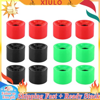 ❀❀xiulo ล้อสเก็ตบอร์ด หนัง pu ขนาด 70x51 มม. 4 ชิ้น/ชุด❀❀