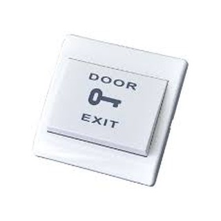 EXIT SWITCH PLASTIC OPEN DOOR สวิทซ์เปิดประตู, ปุ่มกดออกใช้กับเครื่องคีย์การ์ด, สแกนนิ้วมือ (พลาสติก)