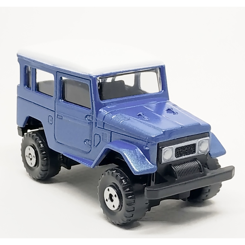 Majorette Toyota Land Cruiser J40 - Metallic Blue Color /Wheels OF4D /scale 1/53 (3 inches) no Packa