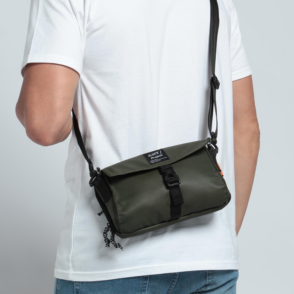 Ant Project Sling Bag Men Women Distro Canvas Original Sling Bag Sling Bag Cool Boys Contemporary