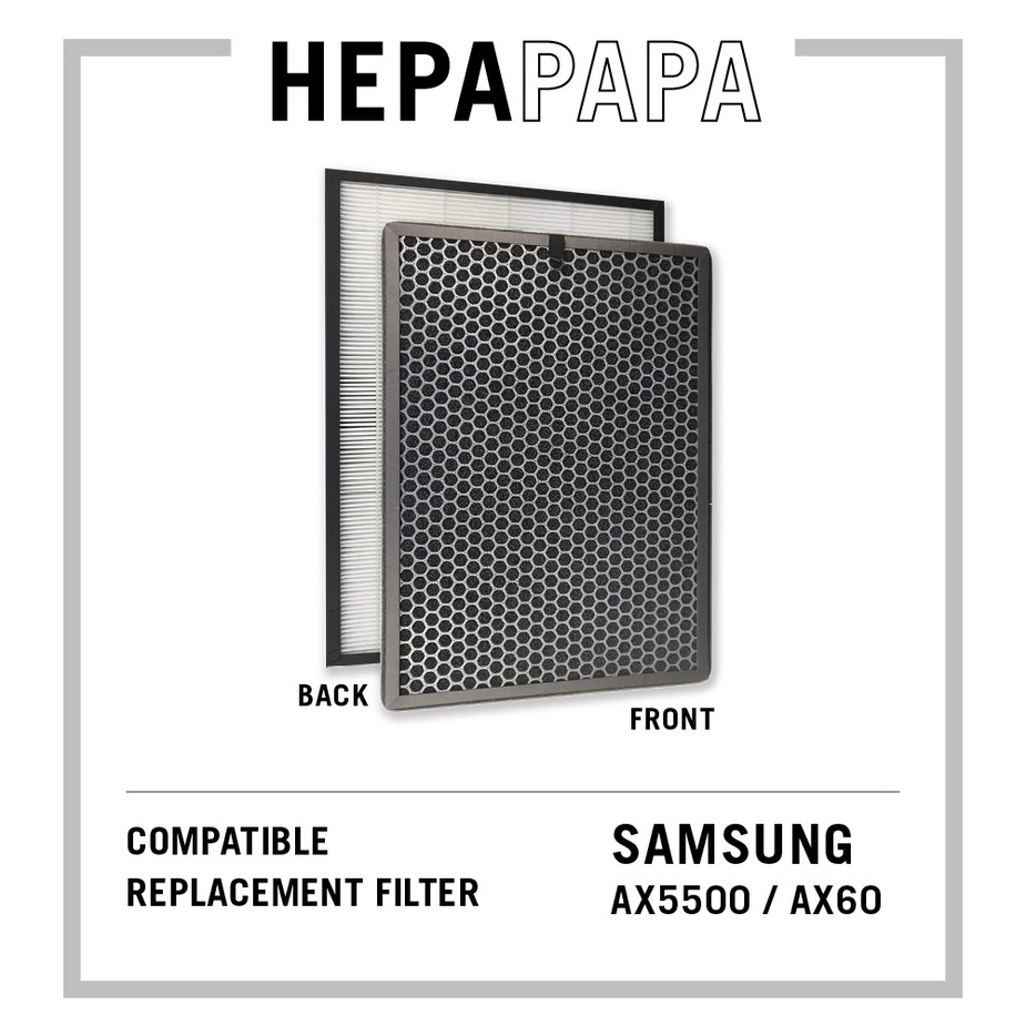 Samsung AX5500 / AX90A7080WD/SP ไส้กรองทดแทนที่รองรับสําหรับไส้กรองรุ่น CFX-D100 [HEPAPAPA]