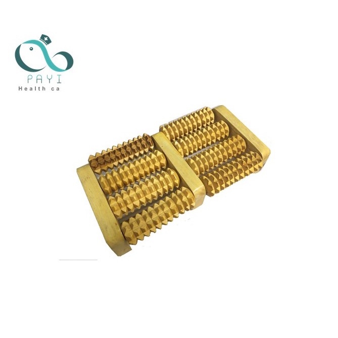 PAYI HEALTH CARE แท้ 100% ลูกกลิ้งไม้นวดเท้า ไม้นวดหายป่วยแบบ 4 แถว ไม้นวดเท้า ลดอาการปวดเมื่อยฝ่าเท้า ลดการปวดรองช้ำ - รูปที่ 2