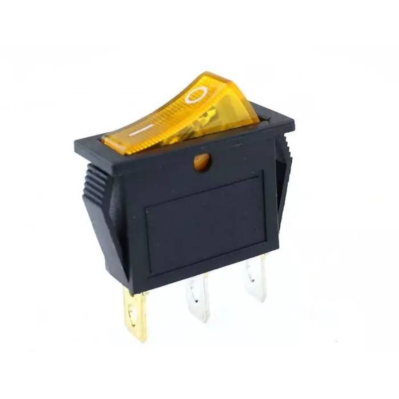 KCD3 Rocker สวิทช์ ON-OFF 2 ตำแหน่ง 3 ขาไฟฟ้าอุปกรณ์ไฟสวิทช์ 16A 250VAC/ 20A 125VAC 35 มม.* 31 มม.* 14