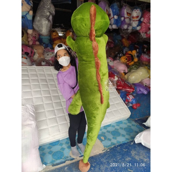 ไดโนเสาร์นอน ตัวใหญ่มาก 150 cm. ขนนุ่มน่ารักพร้อมส่ง