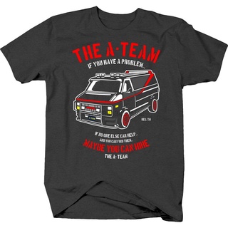 เสื้อยืด ผ้าฝ้าย 100% พิมพ์ลาย If You Have A Problem Hire The A Team TV Parody With Van 8s LHZYสามารถปรับแต่งได้