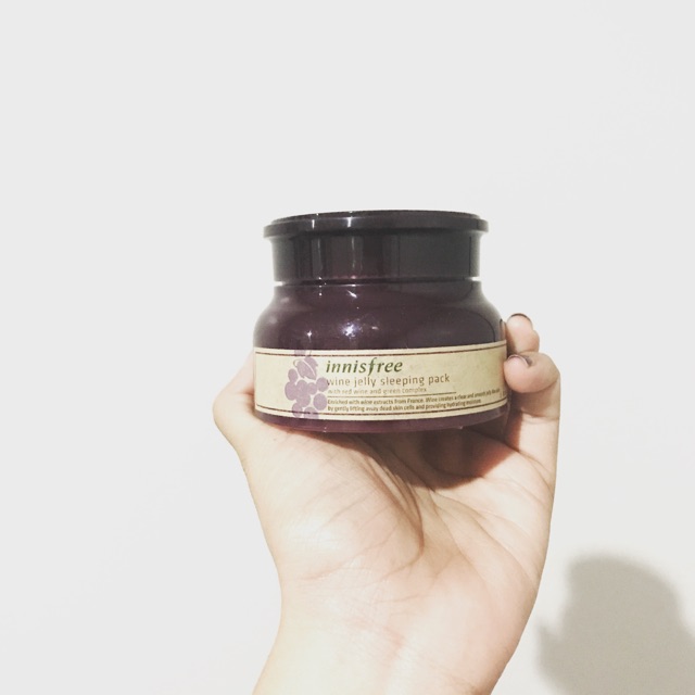 Innisfree Wine Jelly Sleeping Pack 80 ml. Shopee Thailand