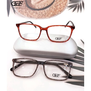 กรอบแว่นตา GEZE รุ่น YC2211 น้ำหนักเบา ใส่สบาย Vintage (มีบริการตัดแว่นสายตาราคาถูก)