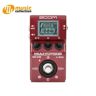 เอฟเฟคสำหรับกีตาร์เบส Zoom MS-60B Multi-Stomp Bass Pedal