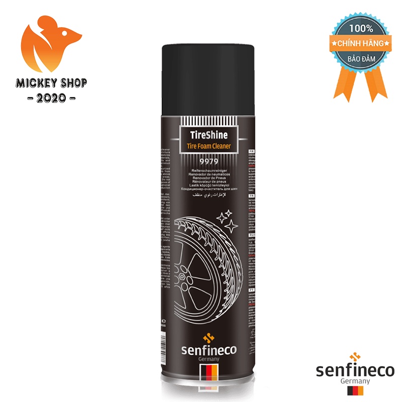 [ GERMANY 100% ] Senfineco Tyre Schine Tyre Foam Cleaner 9917 (400ML)/ 9979 (650ML)