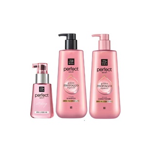 mise en scene Perfect Serum Styling Shampoo 530ml + Conditioner 530ml+ Serum 80ml