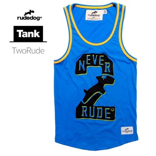 Rudedog เสื้อกล้ามชาย    รุ่น 2 rude  สีฟ้า