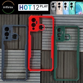 เคส  Ultra Hybrid ขอบนิ่ม ฝาหลังใส สำหรับ Infinix Hot 12 Play