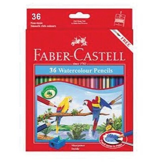 **ล้างสต๊อก** Faber Castell ดินสอสีไม้ระบายน้ำ 36 สี กล่องกระดาษ