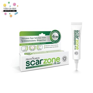 [พร้อมส่ง!!] Provamed(โปรวาเมด) Scar Zone Acne ครีมบำรุงผิวสำหรับผู้มีปัญหาสิว ขนาด 10 g. [EXP.19/05/2024]