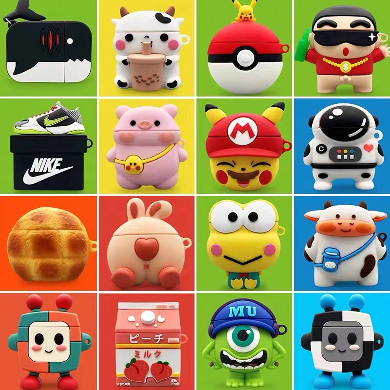 【Trend Front】เคสหูฟัง แบบนิ่ม ลายการ์ตูน สําหรับ Pro 6