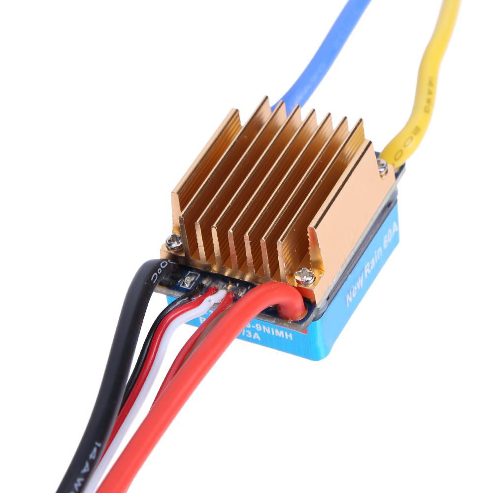 320A Brushed Esc อุปกรณ์ควบคุมความเร็วไฟฟ้ากันน้ําสําหรับรถบังคับวิทยุ