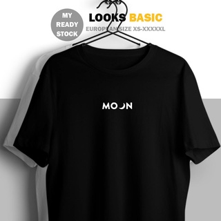 พร้อมส่ง เสื้อยืดแขนสั้น ทรงหลวม ลาย Basic Tee Moon UNISEX สไตล์สตรีท สําหรับผู้หญิง และผู้ชาย